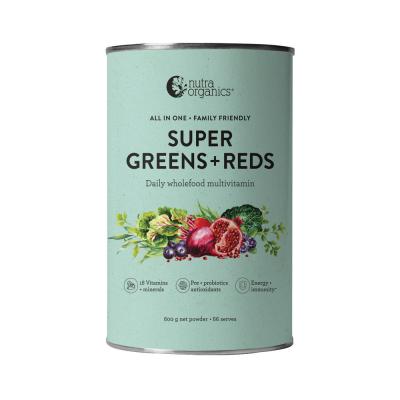 Nutra Organics Super Greens + Reds 600g